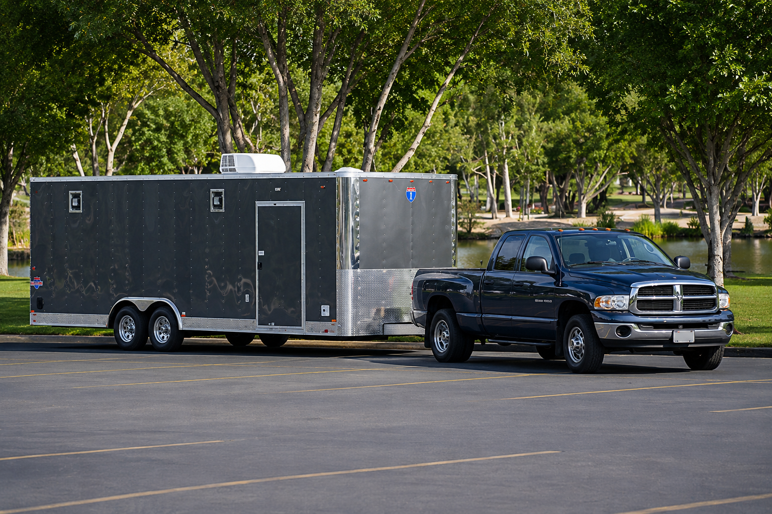 24 Feet Enclosed Trailer